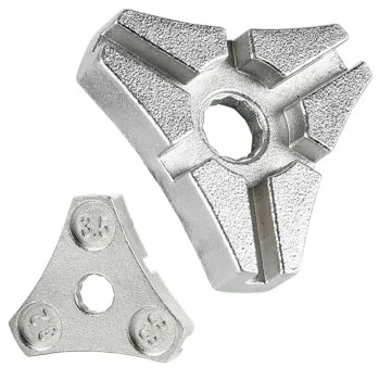 Triangular Spoke Wrench for Wheel Truing RW54A, Silver