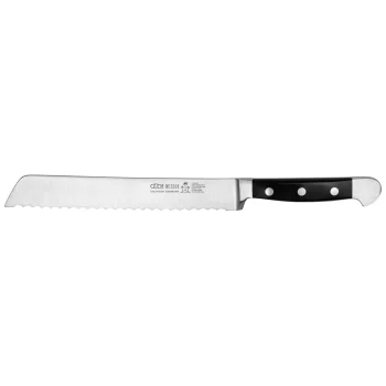 Duonos peilis Güde Alpha 21 cm 1430/21, juodas / sidabrinis