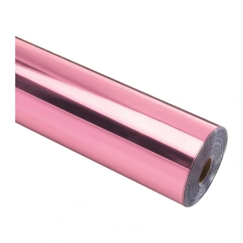 HTVRONT chromuota lipni plėvelė, 30.5 cm x 90 cm, rausvasis auksas