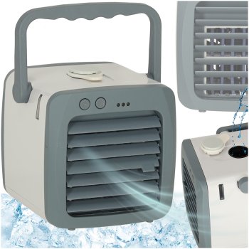 Portable Desktop Air Cooler / Humidifier with USB, 300 ml, White