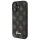 Guess Peony Script MagSafe dėklas telefonui iPhone 16, juodas