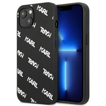 Karl Lagerfeld Allover dėklas iPhone 13 mini, juodas