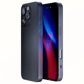 3mk Matt Case Pro dėklas Apple iPhone 16 Pro, matinis juodas