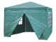 Sodo pavėsinė MultiGarden PAW 3X3, 3x3 m, su 4 sienomis, žalia