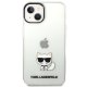 Karl Lagerfeld Choupette Body dėklas, skirtas iPhone 14 Plus, skaidrus