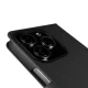 Atverčiamasis dėklas Puro Wallet Detachable MagSafe 2in1 skirtas iPhone 16 Pro, juodas