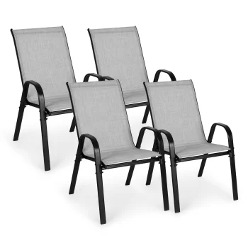 Multigarden Garden Chair Set, 4 pcs, Light Gray