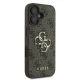 Guess 4G Big Logo dėklas, skirtas Apple iPhone 16, rudas
