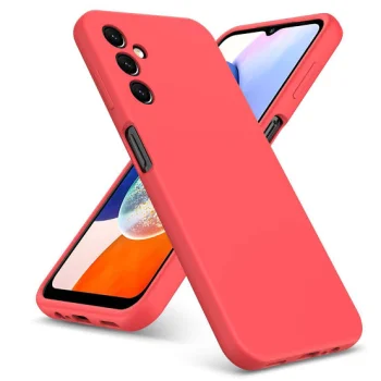 Silikoninis dėklas Samsung Galaxy A37 5G, raudonas