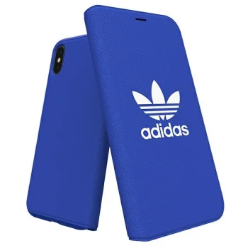 Adidas OR Booklet Case Canvas atverčiamasis dėklas iPhone X/Xs, mėlynas
