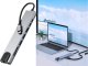 8-in-1 USB-C Hub Adapter (2x USB-C, Thunderbolt 3, 2x USB-A, HDMI 4K, SD/TF, RJ45)