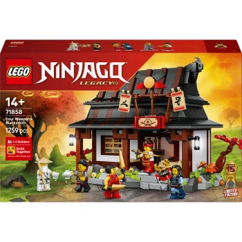 LEGO NINJAGO 71858 Keturių ginklų kalvė (15-asis jubiliejus)