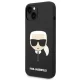Karl Lagerfeld Silicone Karl\'s Head MagSafe dėklas iPhone 14/15 Plus, juodas