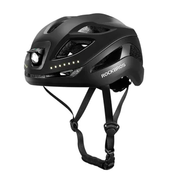 Dviračio šalmas Rockbros ZK-077 su integruotu kelių krypčių apšvietimu 57-61 cm