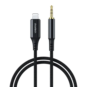 Garso laidas Choetech AUX009 Lightning į 3.5 mm mini jack, 2 m, juodas