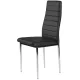 Modernios valgomojo kėdės 140796, 4 vnt., juodos