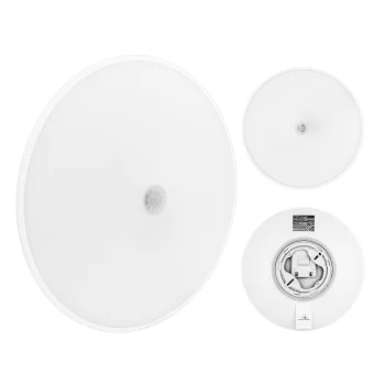 Lubinis LED šviestuvas Maclean MCE537 su PIR jutikliu 15W 1300lm IP54