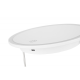 Humanas HS-ML01 Makeup Mirror with LED Lighting, White