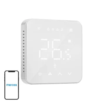 Išmanusis Wi-Fi termostatas vandens šildymui Meross MTS200BHK(EU), baltas