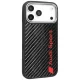 Audi iPhone 17 Pro Max dėklas R8 Carbon Fiber MagSafe, juodas