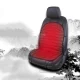 Universalus šildomas automobilio sėdynės užvalkalas, pilkas