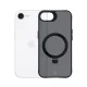 3mk Smoke Case Mag&Stand dėklas telefonui iPhone 16E, juodas