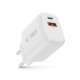 Tech-Protect NCA30 PD 30W QC3.0 USB-A / USB-C įkroviklis, baltas