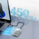 Orico TC10-MS mSATA USB-C 3.2 išorinis disko dėklas, permatomas