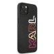 „Karl Lagerfeld Multipink Brand“ dėklas „iPhone 13 mini“ telefonui, juodas
