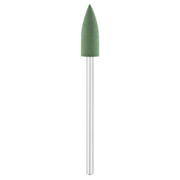 Exo Rubber Polisher Nail Drill Bit Cone Green 6.0 mm