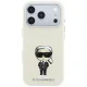 Karl Lagerfeld Smooth Ikonik Sketch MagSafe dėklas iPhone 18 / 17 Pro Max, smėlio sp.