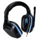 Logitech G432 laidinės žaidimų ausinės, juodos/mėlynos