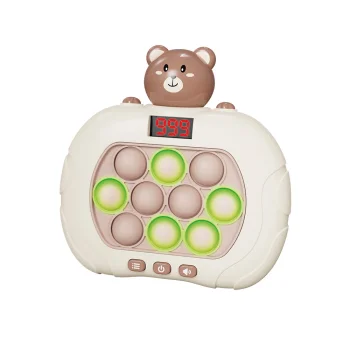 Maxlife MXPS-200 Portable Arcade Pop It Game with Display, Bear
