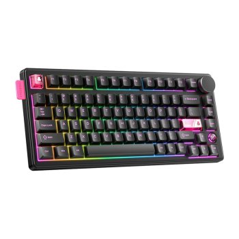 Belaidė mechaninė žaidimų klaviatūra Onikuma MT706 RGB, juoda