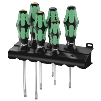 Wera 334/355/6 Kraftform Plus Lasertip atsuktuvų rinkinys, 6 dalių