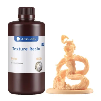 Fotopolimerinė derva 3D spausdintuvams ANYCUBIC Texture Resin, 1 kg, smėlio spalvos