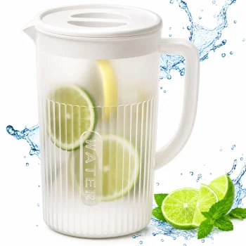 Plastikinis ąsotis su dangteliu ir filtru 3 l