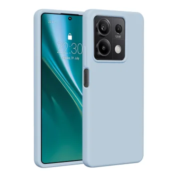 Etteri Silicone dėklas, skirtas Xiaomi Redmi Note 13 5G, šviesiai mėlynas