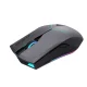 Belaidė žaidimų pelė Machenike M721, 10000 DPI, RGB, juoda