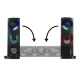 Kompiuterio garsiakalbiai soundbar Audiocore AC955 2.0 2x3W RGB USB