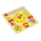 Ecotoys MA086 Wooden Educational Board - Calendar and Clock
