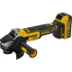 Akumuliatorinis kampinis šlifuoklis DeWalt DCG405S2T-QW 18V 125 mm (2x 3.5Ah)