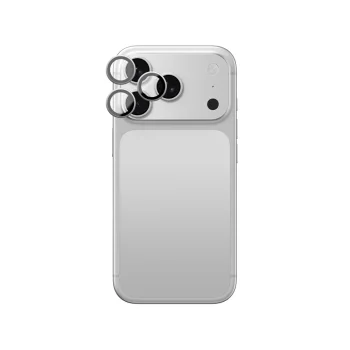 Kameros apsauginis stiklas AmazingThing Radix Vision Lens iPhone 18 Pro / 18 Pro Max, sidabrinis