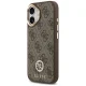 Guess 4G Strass Logo & Big Strap MagSafe dėklas iPhone 17, rudas