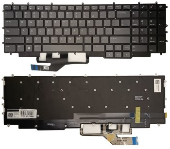 Dell G7 17 7700 klaviatūra su apšvietimu, US, juoda