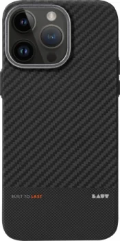 LAUT Kev Protect dėklas iPhone 15 Pro Max telefonui, juodas