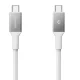 USB-C į USB-C laidas Spigen EB10010CC 100W 100 cm, baltas