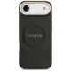Guess Peony Hot Stamp MagSafe dėklas telefonui iPhone Air, juodas