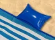 Beach Mat with Inflatable Pillow Green