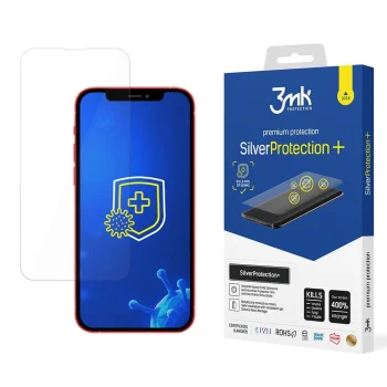 Apple iPhone 13 Pro 6.1'' 3MK Silver Protect+ Antibacterial Screen Protector